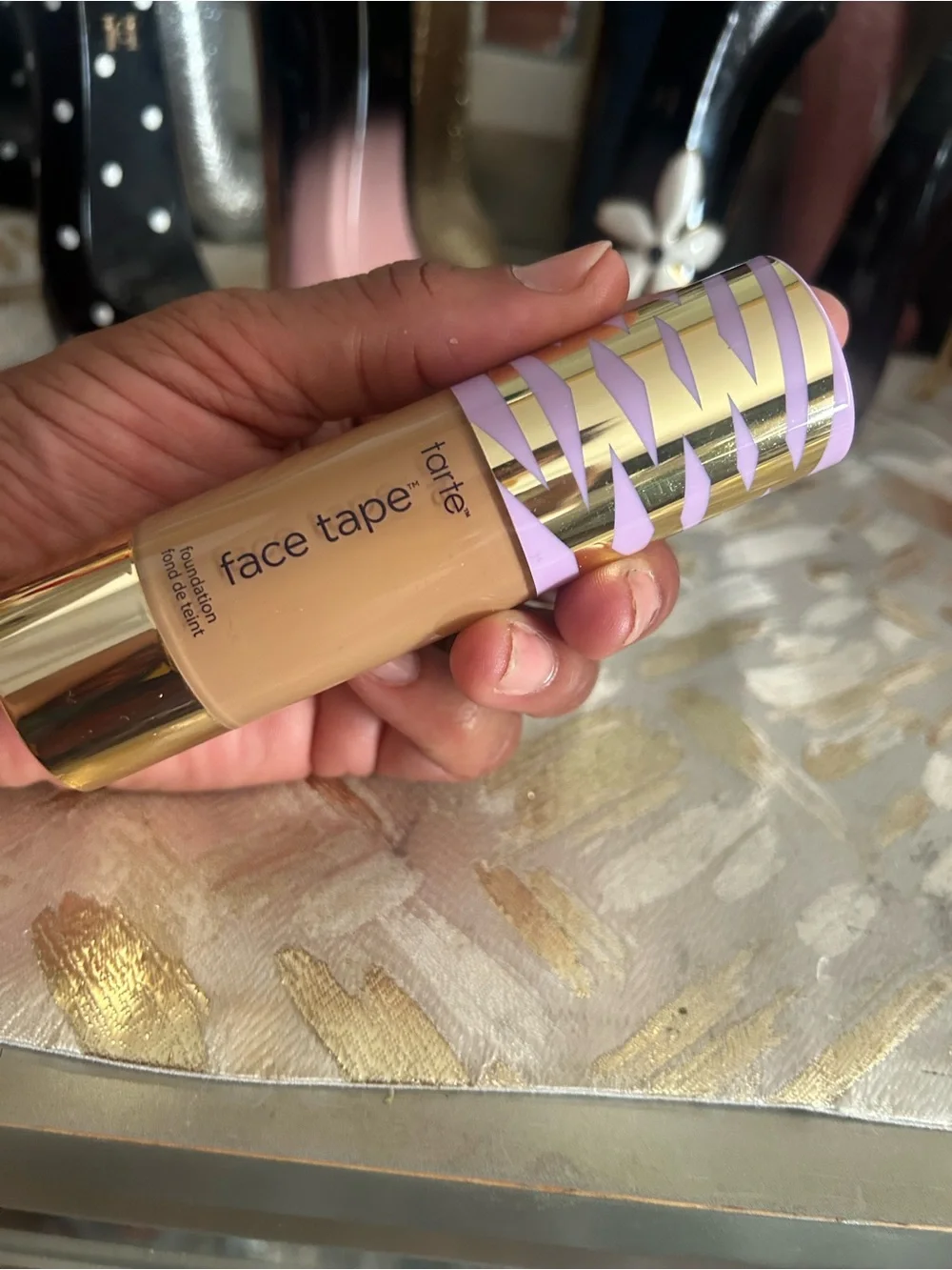 tarte Double Duty Beauty Foundation Stick — Lavender & Gold Cap, Cream Shade